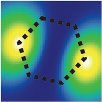 Particelle di semiconduttori in una struttura fotonica