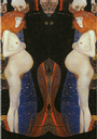 Elaborazione di Gustav Klimt, Die Hoffnung I, 1903