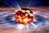 Una stella di neutroni