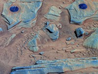 Formazione rocciosa del cratere Home Plate su Marte