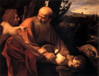 CARAVAGGIO Sacrificio di Isacco, 1601-02